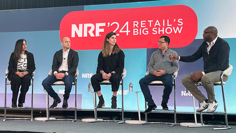 From left: Helen Davis, Kraft Heinz; Sean Barbour, Macy’s; Sophie Searcy, Stitch Fix; David Hardiman-Evans, Ocado Group; Martin Gilliard, Arteli