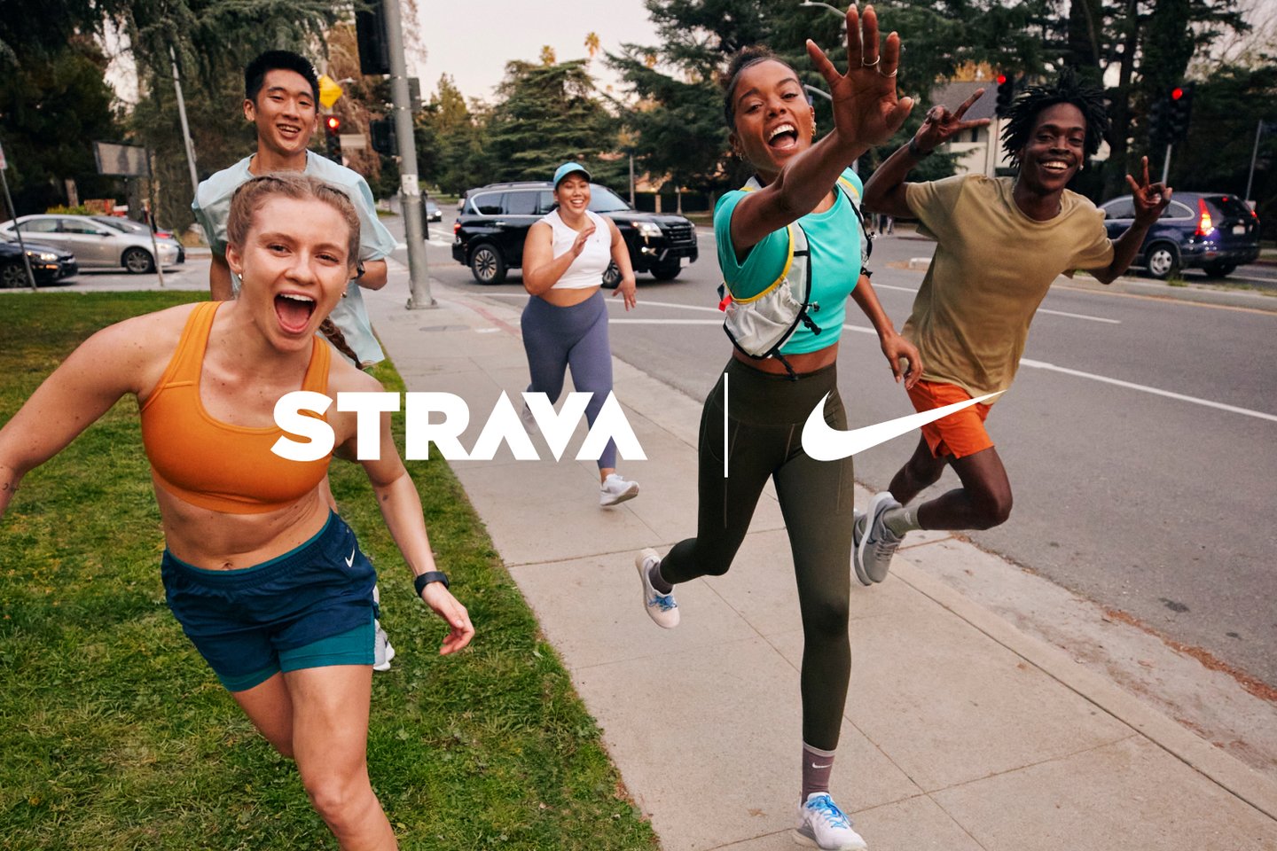 Nike partners with tracking app, Strava. Credit: Nike