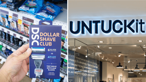 Untuckit and Dollar Shave Club